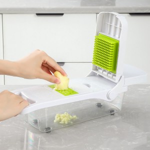 Kitchen Tool 9 In 1 Multifunctional Manual Vegetable Chopper Potatoes Peeler Julienne Cutter Slicer Onion Dicer Vegetable Cutter