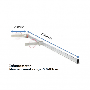 Horizontal type aluminum infantometer baby measuring board baby length measurement
