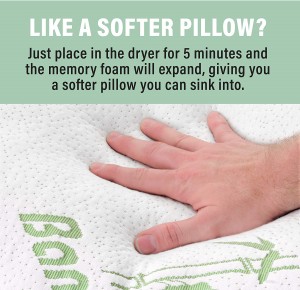 Hypoallergenic Pillows for Sleeping Cooling Bamboo Body Bed Pillows with Bamboo