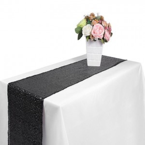 High Quality Factory Direct Custom Wedding Sequin Table Runners for Banquet Party Home Decoration