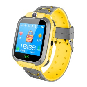 Child Smart Watch E02 Kids SOS Emergency Calling GPS Tracking Kids Smartwatch Baby Safe Monitor Wristwatch for Boys and Girls