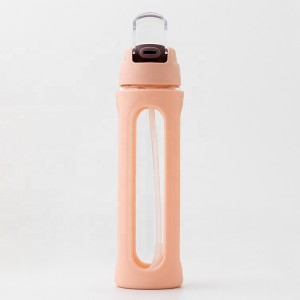 Hot new products for Eco-Friendly Custom Borosilicate Glass Water Bottle