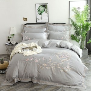 Unique products Luxury 100% Cotton Bedding Set Famous Brand Super King Size Bed Set