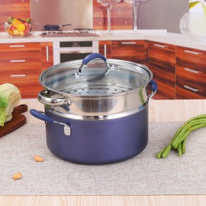 Factory Direct Supply Foreign Trade Non Stick Wok Thickened Soup Pot Pan Kitchen Set Gift Aluminum Cookware Wholesale