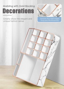 Moko Small Makeup Organizer, Premium Quality Cosmetic Storage for Lipsticks, Brushes