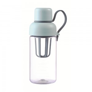 free custom Plastic water bottle, 480 ml plastic water bottle with fruit infuser