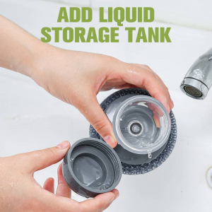 Kitchen Dish Pot Pan Sink Cleaning soap dispensing palm brush Dish Scrubber Kitchen Brush for Kitchen Washing