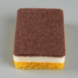 daily necessity products Stocked Feature and Sponge Material dish cleaning sponge