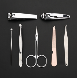 7pc Professional Nail Clippers Nail Supplies Nail files Manicure Pedicure Kit