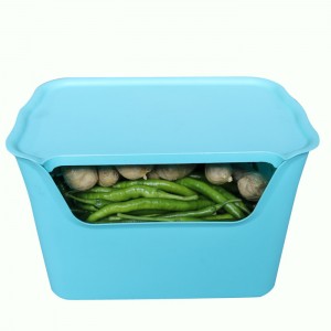 plastic nesting and stacking bins storage tote large container with lid for daily necessities and office supplies
