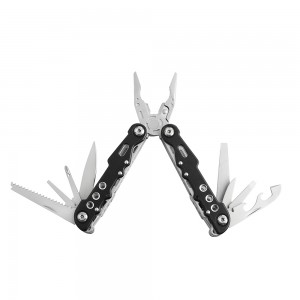 Gift hand tool set outdoor multi plier camping tools with flashlight