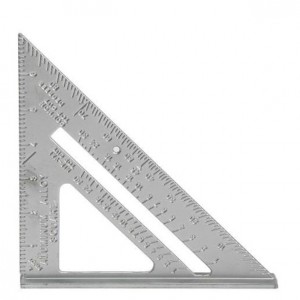 7 Inch Aluminum Alloy Measuring Ruler Gauges Speed Square Roofing Triangle Angle Protractor Trammel Measuring Tools