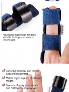 GenetGo Trigger Finger Splint, Mallet Finger Brace for Index, Middle, Ring Finger – Tendon Release & Pain Relief