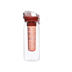 New style BPA Free Tritan Plastic Water Bottle with Long Infuser fruit infuser water bottle