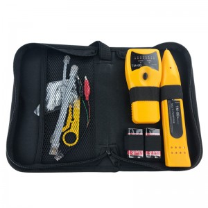 Multifunction cable finder cable locator network tester tool kit set