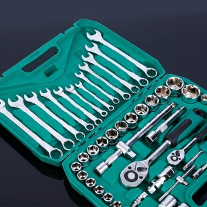 61pcs Socket Wrench Set 12” Drive Box Spanner Auto Repair Tool Hand Tool 61 Pcs Socket Set