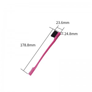 Double Sided Control Hair Brush Eyebrow Brush Edge Control Hair Brush Hair Care Tool