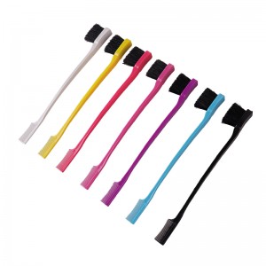Double Sided Control Hair Brush Eyebrow Brush Edge Control Hair Brush Hair Care Tool