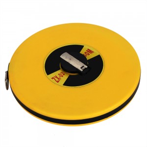 50 Meters Fibreglass Measuring Ruler Long Tape Measure Tools Household Tools 50m Leather Box Fiber Ruler Measuring Tool