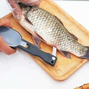Fish Skin Brush Fast Remove Fish Scale Scraper Planer Tool Fish Scaler Fishing Knife Cleaning Tools
