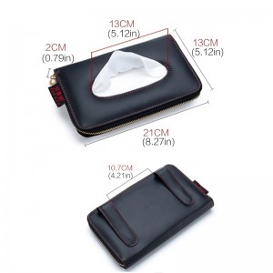 Hot sale Leather Car tissue holder tissue box Other Interior Accessories supplies for car sun visor