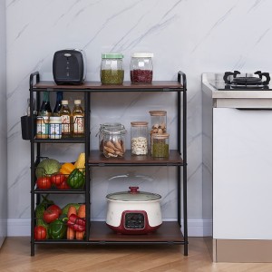 Kitchen Storage 2021 Hot Sales Kitchen Cabinet Shelf Cupboard Organizer Rack Wooden Storage Kitchen Rack storage