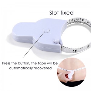 Body Measuring Tape 150cm60 Inch Measure Meter Film for Waist Chest Legs Centimeter Measurement Retractable Ruler Sewing Tailor