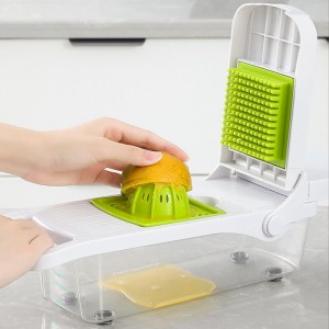 Kitchen Tool 9 In 1 Multifunctional Manual Vegetable Chopper Potatoes Peeler Julienne Cutter Slicer Onion Dicer Vegetable Cutter