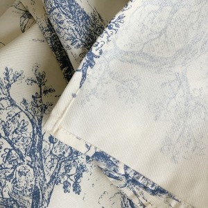 Amazon blockprint cotton ins french Tischdecke farmhouse Nappe pastoral Mantel linen coral table cloths toile de jouy tablecloth