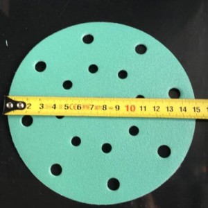 100pcs 150mm 6 Polyester Film Sandpaper Sanding Disc 17-Hole Professional Anti Clog Wet & Dry Hook and Loop Abrasive Tools