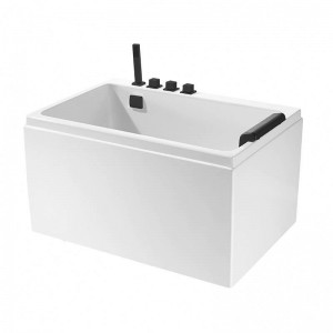japanese small size freestanding solid surface resin bathroom bathtub for adults