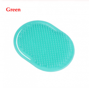 QY Shampoo Comb Pocket Men Beard Mustache Palm Scalp Massage Black Hair Care Travel Portable Hair Comb Brush Styling Tools
