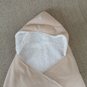 Custom Moving Sublimation Wearable Sleeves Women Oversized Fluffy Soft Sherpa Flannel Winter Travel Hoodie Blanket With Zipper
