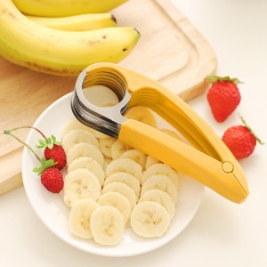 New Hot Sale Practical Kitchen Accessories Multifunctional Vegetable Fruit Cutter Banana Slicer