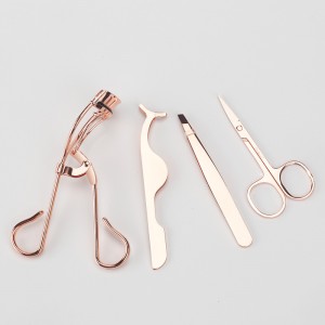 RTS wholesale Multi-function Eyelash Clip Aid Suit Stainless Steel Makeup Tool Eyelash Forceps Eyelash Curling