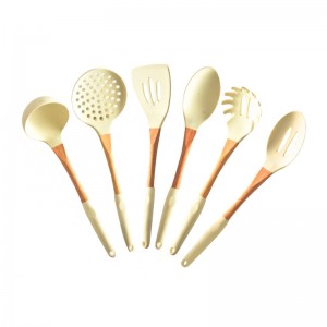 Hot Sale 6 pieces 7 pieces home kitchenware gadgets nonstick silicone cooking set kitchen utensils
