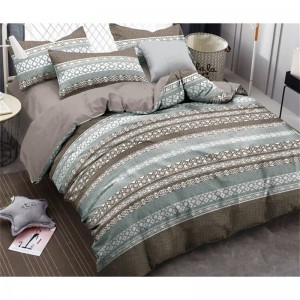 Customized Designer Popular Polyester Quilt Duvet Cover Bedding Set 3 Pcs