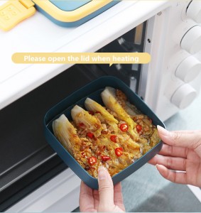Double-layer lunch box heated food container for food bento box snack heated lunch box for kids with compartments lunchbox