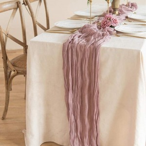 dining table cheese cloth table runner holiday table runners