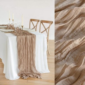 dining table cheese cloth table runner holiday table runners