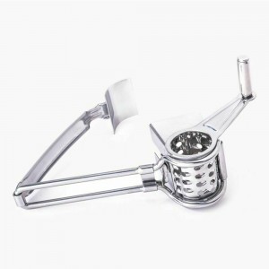 Rotary Cheese Chocolates Grater Shredder Kitchen Accessories Stainless Steel Cutter Grinder with 3 Drum Blade Home Kitchen Tools