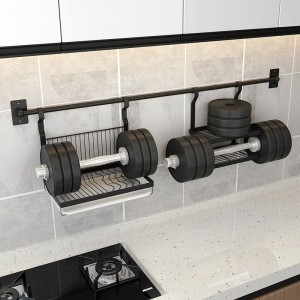 Black Bathroom Accessory Bathroom Storage Shelf Sets Kitchen Storage Organizer