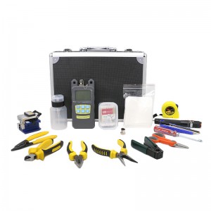 Fiber Optic Cable Jointing Tool Kit With Optical Fiber Cable Stripper Fiber cleaver tool set