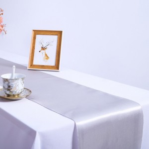 Wholesale Solid Color Hotel Chemin De Christmas Festive Table Runner Gold Or