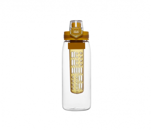 New style BPA Free Tritan Plastic Water Bottle with Long Infuser fruit infuser water bottle