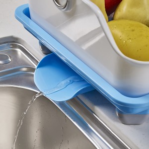 New design Multipurpose kitchen plastic Dish Rack Double Layer Drain Dishes Kitchen Storage