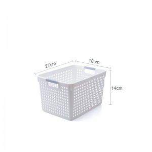Multi functional Daily Necessities Plastic Storage Baskets Bins Organizer for Bathroom Office Home