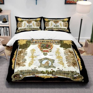 screen print bed sheets Hot Sale Luxury 3D Polyester Microfiber Printed Colorful Duvet Cover Sets funny bulk bed sheets