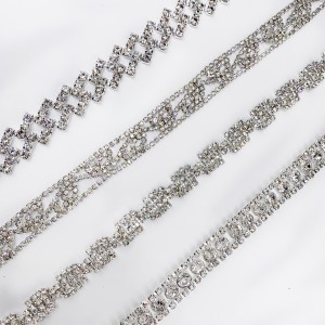 2021 hot sales factory price wholesales garment accessories hot fix metal chains for clothing belt buckles