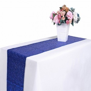 High Quality Factory Direct Custom Wedding Sequin Table Runners for Banquet Party Home Decoration